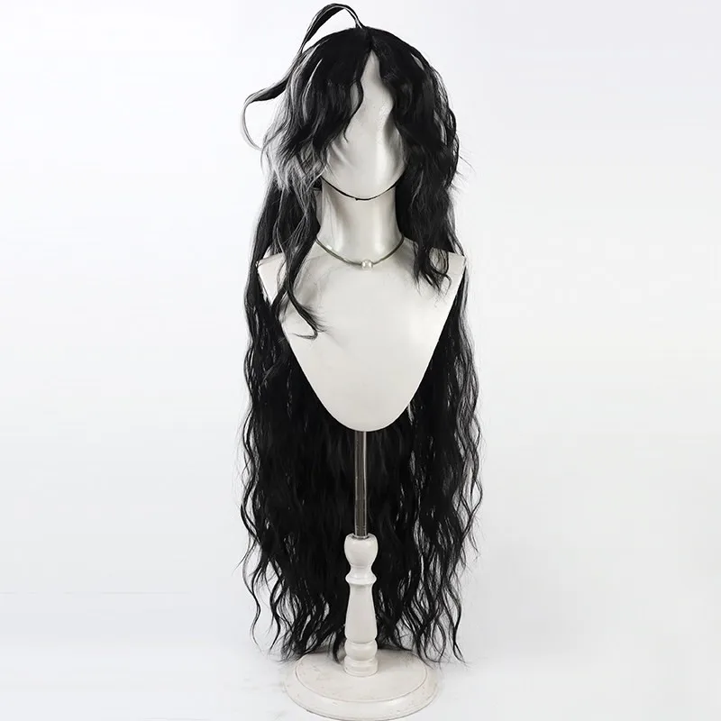 Game Arknights Trapmaster Wang Cosplay Wig Halloween Party Prop Synthetic Hair Heat Resistant Fiber + Free Wig Cap