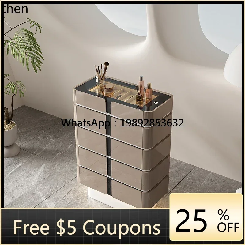 

GZ/light luxury solid wood chest drawers high-end cloakroom jewelry cabinet bedroom entrance cabinet high-end bedside