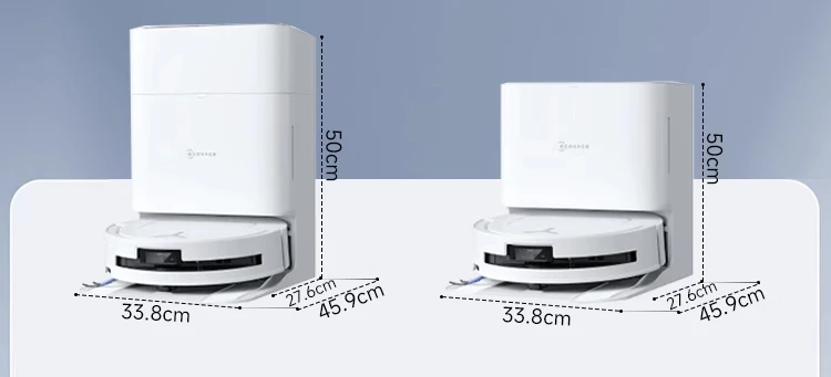 

The sweeping robot automatically goes into the water.