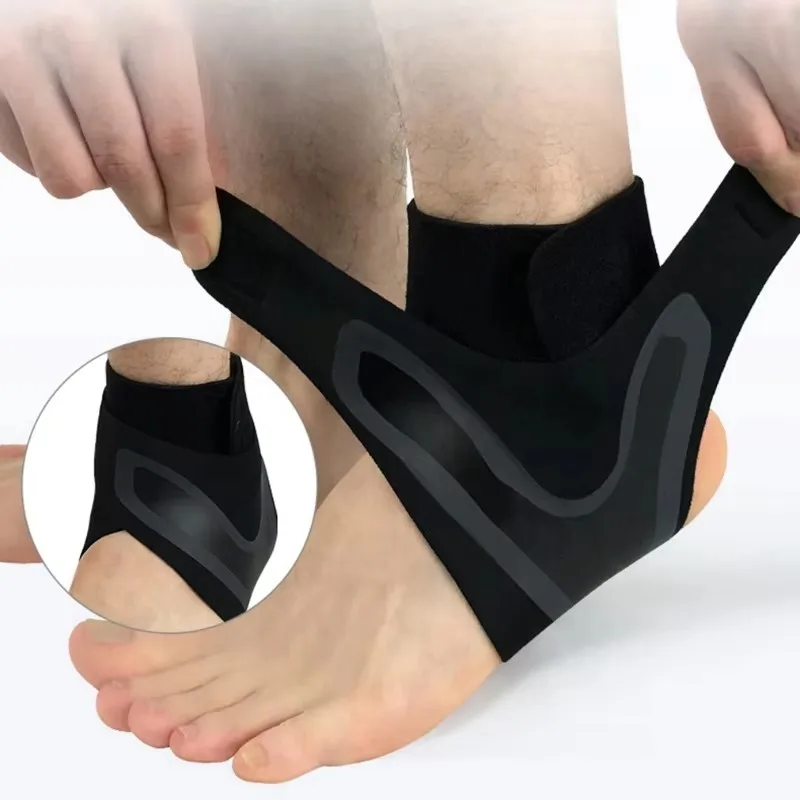Adjustable Support Pad Ankle Sleeve Pressure Anti-Spinning Elastic Breathable Support Fitness Sports Safety Prevention