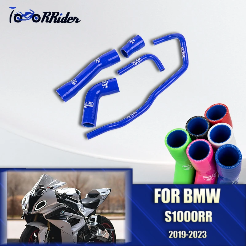 

Motorcycle Radiator Silicone For BMW S1000RR 2019-23 2021 2022 Coolant ube Silicone Hose Kit water pipe with Clamp Accessories