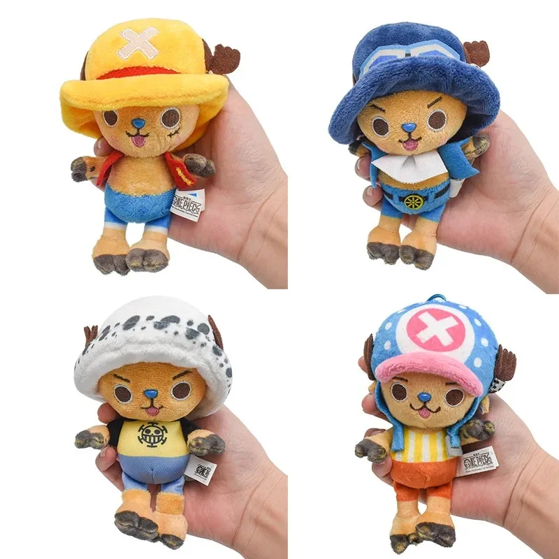 Jednoczęściowe Tony Tony Chopper pluszowe zabawki z kreskówki Luffy Chopper Sabo Sanji pluszowa lalka wypchane Anime zabawka lalka prezent dla