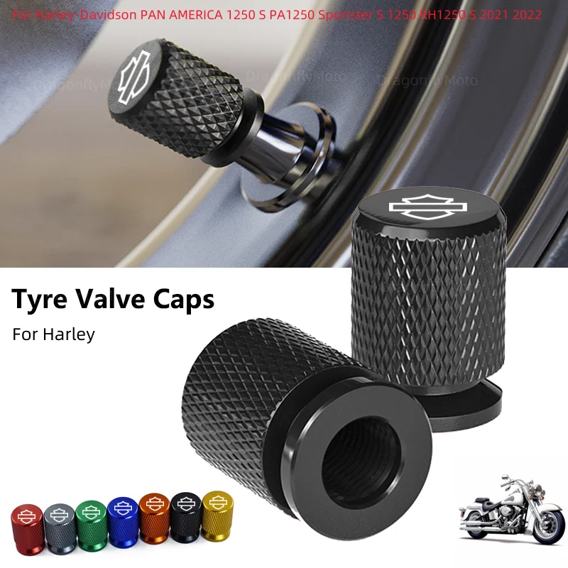 For Harley Pan America ADV 1250 PA1250 PANAMERICA Special Motorcycle Wheel Tire Parts Valve Stem Caps Cover Accessories