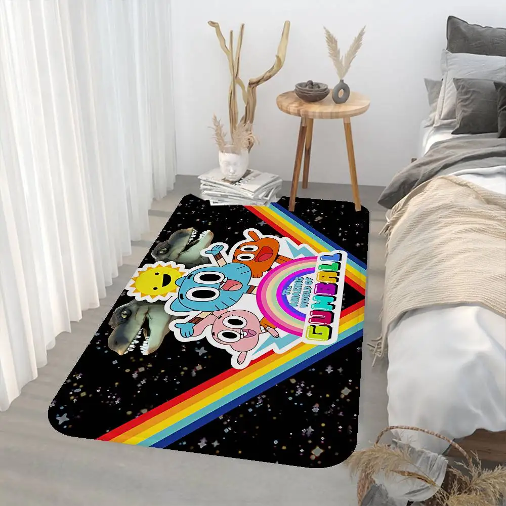 The Amazing Funny W-world Of Gumball Floor Carpet Nordic Style Home Doormat Bathroom-Toilet Mats Bedroom Hotel Decor Mat