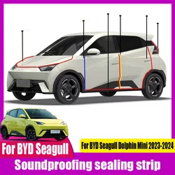 For BYD Seagull Dolphin Mini 2023 2024 Soundproofing sealing strip Waterproof and dustproof Automotive interior modification