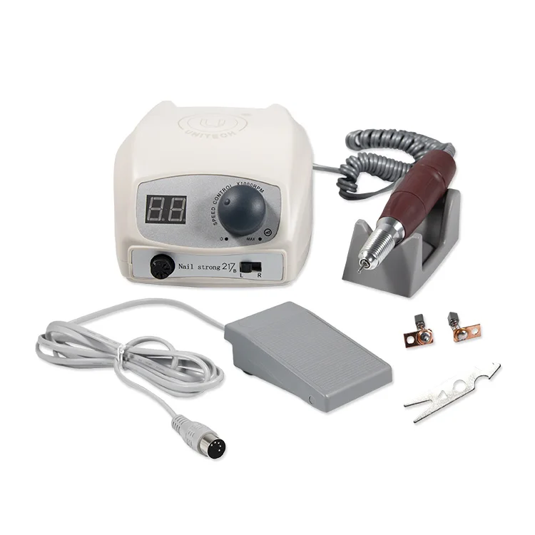 

Professional 35000 Rpm Electric Micromotor Nail Drill Polisher Glazing Machine Strong Plastic Material