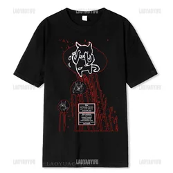 メンズオジロールヘッドコーコンピューターTシャツ、CD lpビニールポスター雨の弓、yorke子供、カジュアルなプリント品質の綿、新しい、2024