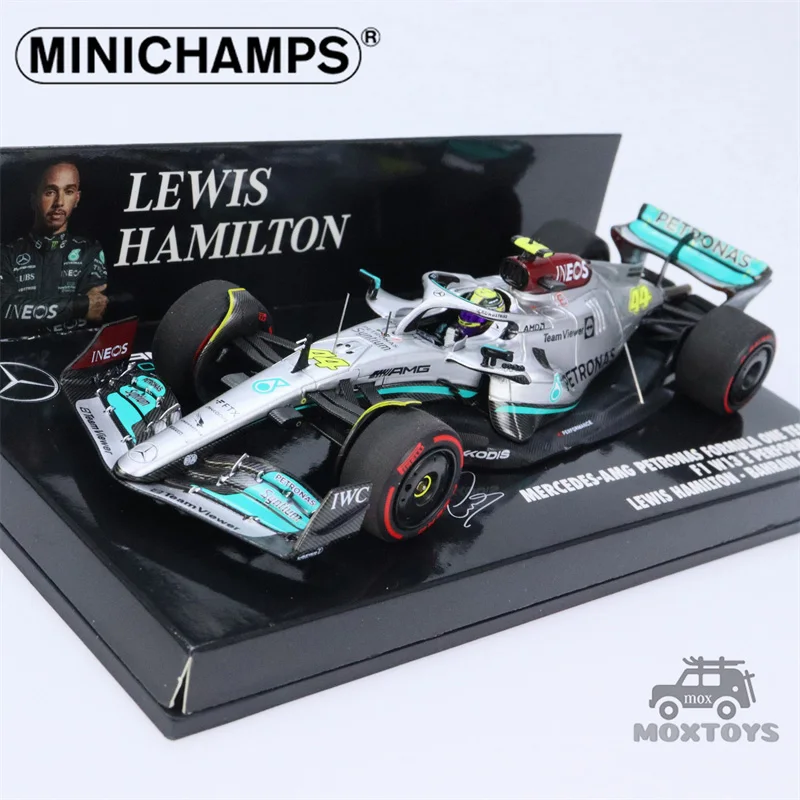 

MINICHAMPS 1:43 2022 F1 PETRONAS W13 E #44 L.HAMILTON BAHRAIN Resin Model Car