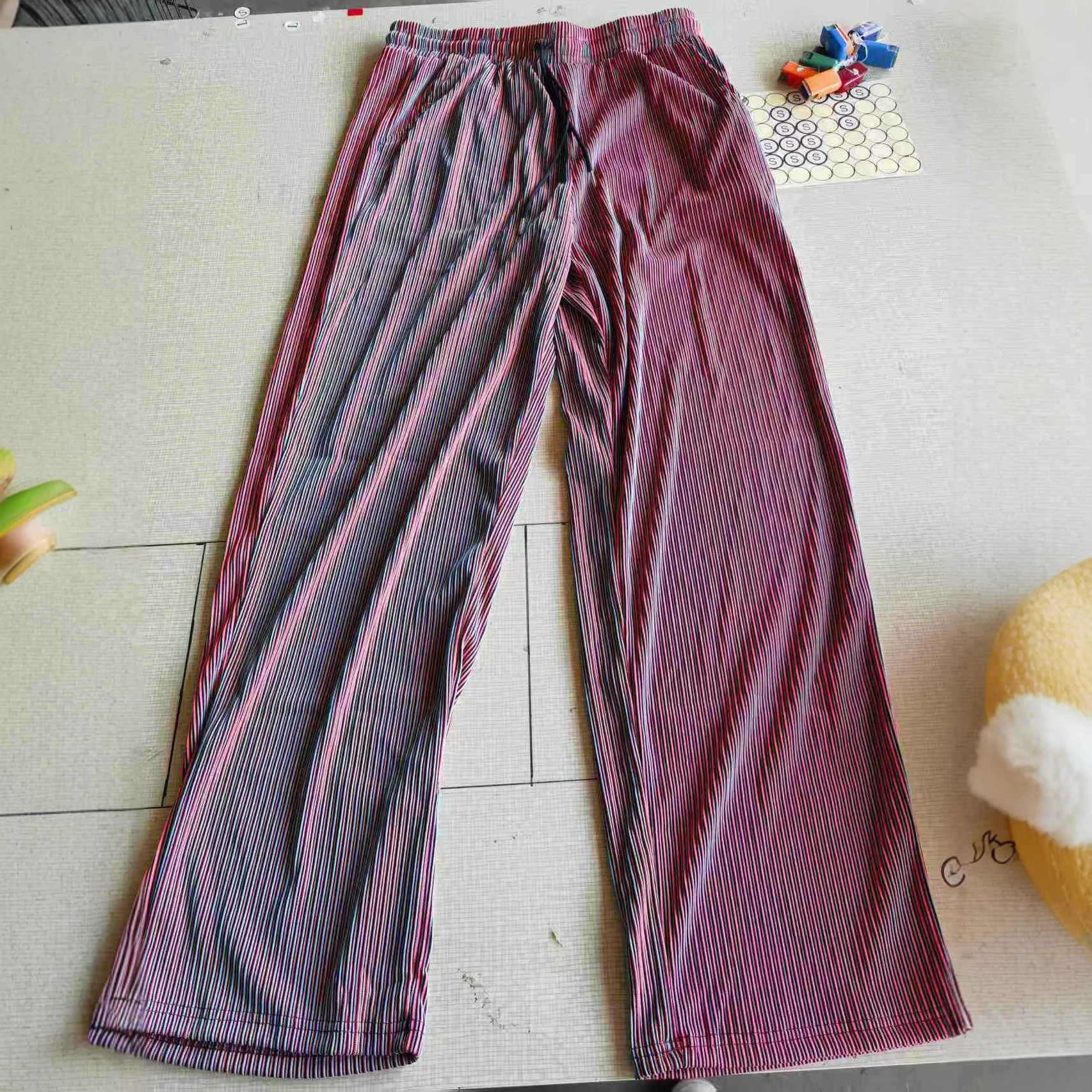 Autumn Casual Pants Men's Anti-wrinkle Non-ironing Breathable Elastic Dirt-resistant Straight Pants Hip-hop Trousers Men