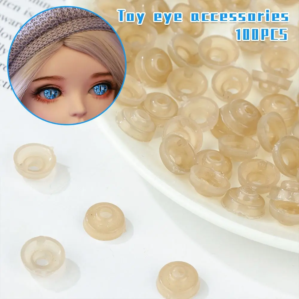 100 ピース/バッグ 5-22 ミリメートルノーズバック DIY クラフトプラスチック安全目ラウンドガスケットワッシャー動物のおもちゃ動物の目アクセサリー