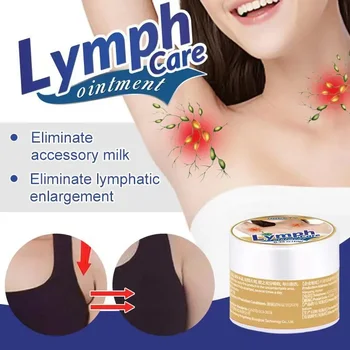 Pomada de dragado linfático, linfa auxiliar para el cuello y el pecho, glándula mamaria, tratamiento, crema de desintoxicación, yeso de moxibustión caliente a base de hierbas