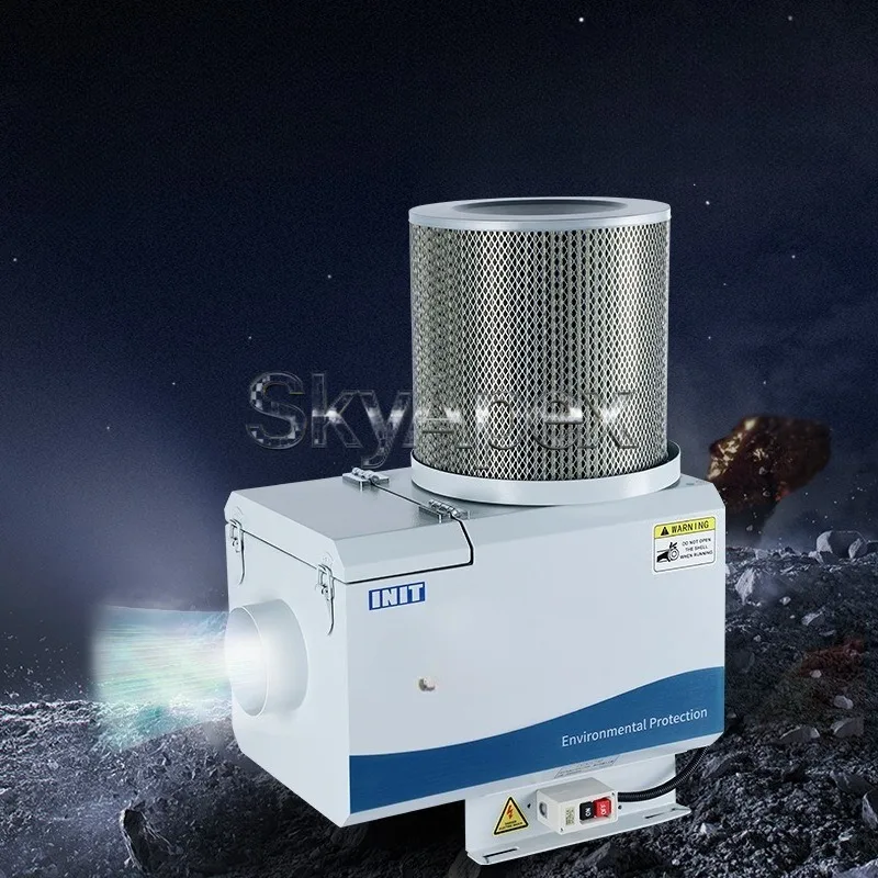 Horizontal Mechanical Machine Tool Oil Mist Collector Centrifugal Oil Fume Separator Purifier For CNC Swiss Lathe