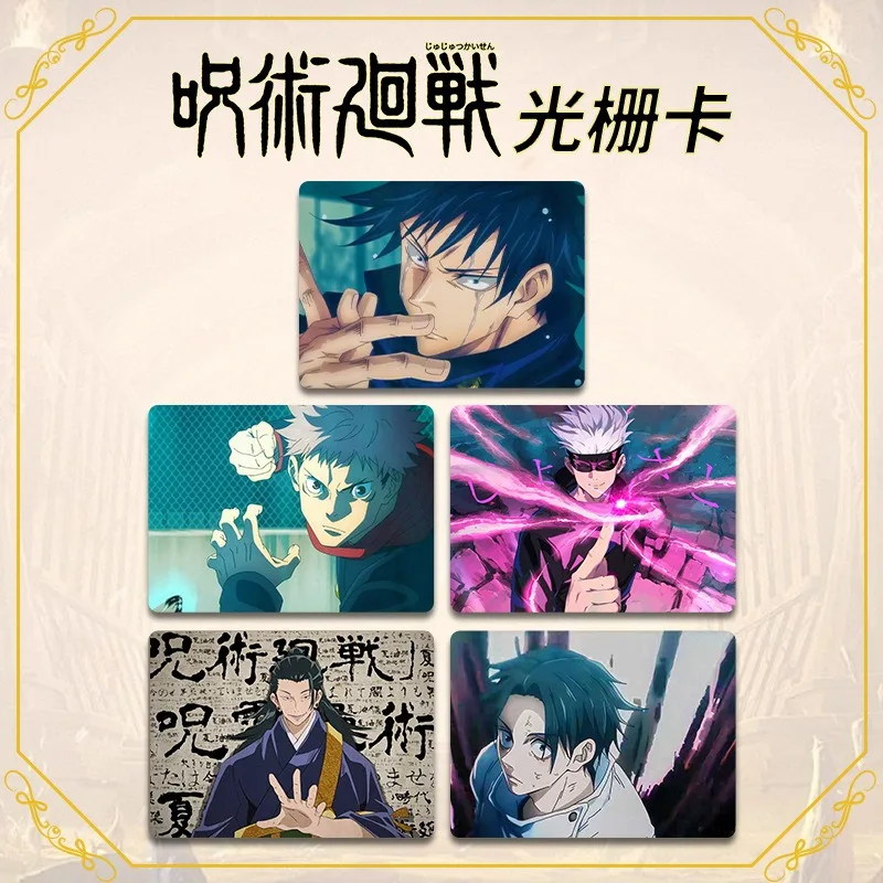 

Creative Gojo Satoru Card Satoru Yuji Anime Action Figure Cartoon Grating Card Cute Toy Children Birthday Gift Anime Merchandise