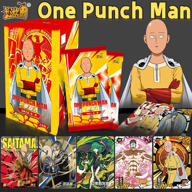 

Подлинная карта Kayou One Punch Man Hero Namebook, серьезная версия Bp Saitama Genos, коллекционные карты аниме, игра, боевой подарок