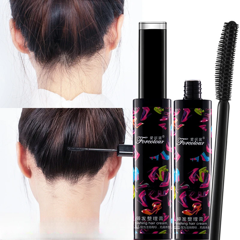 Hair Styling Combing Stick, Hair Crushing Artifact, Hair Shredding Finishing Cream, Non-greasy and Anti-frizz