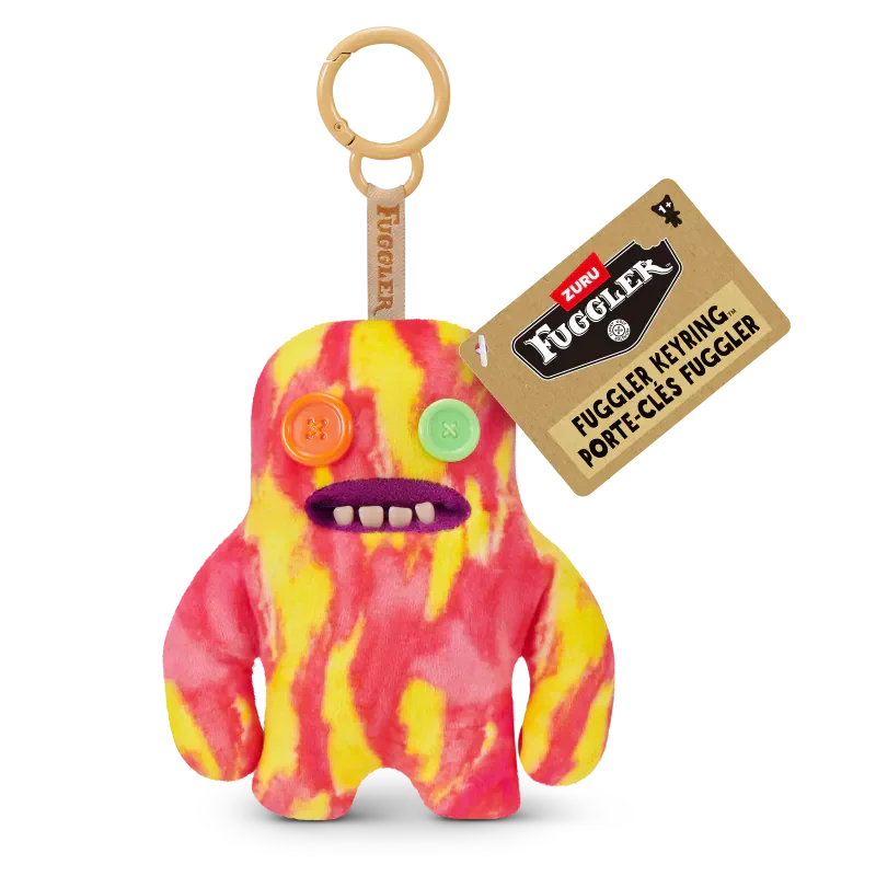 Original Fuggler Plüsch-Schlüsselanhänger, süßes Rabid-Kaninchen, nerviger Alien, alter Zahn, Oogah, Boogah, Zähne, Monster, Stuffer, Spielzeug, Geschenke, Kinder