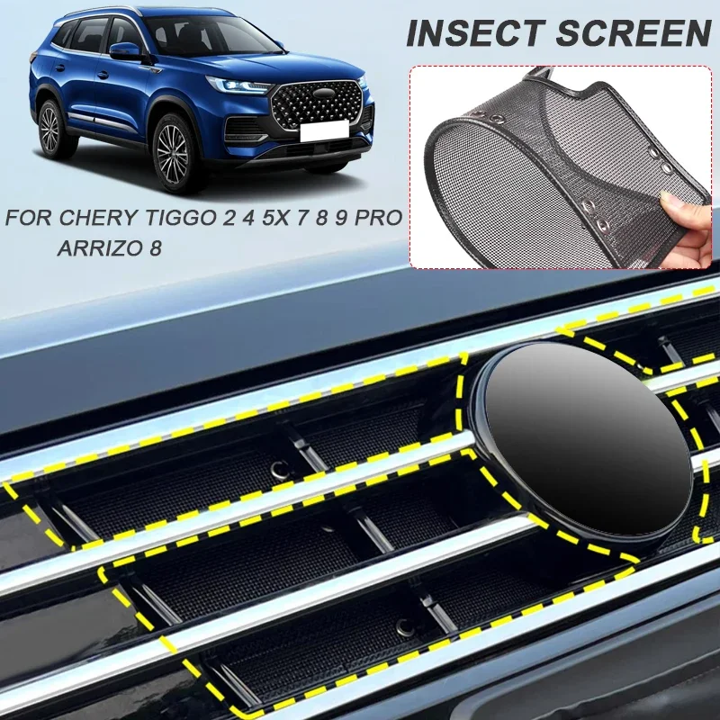 4pcs Car Insect-proof For CHERY ARRIZO 8 TIGGO 2 3X 4 5X 7 8 9 PRO MAX Air Inlet Protect Cover Airin Insert Net Auto Accessory