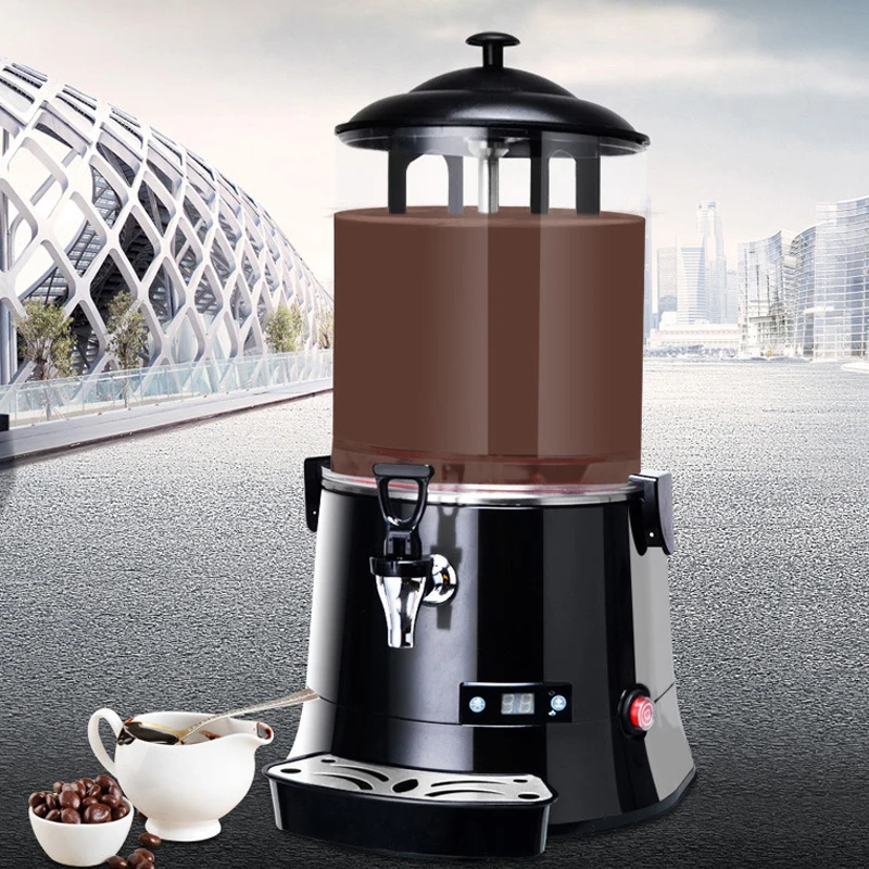 Multifunctional Hot Drink Machine Commercial Chocolate Maker Juice Hotel Soy Milk 5L Super Capacity