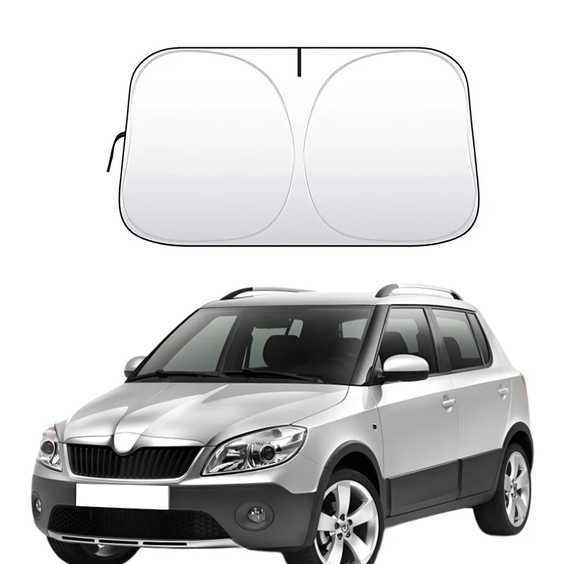 

For Skoda Fabia 2 MK2 Hatchback Combi 2008-2014 Car Window Sunshade Cover Sun Shade Windshield Visor Protector Windscreen