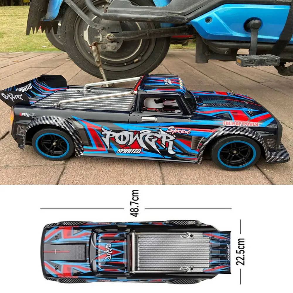 1: 10 ultra large 48.7CM ultra fast 60KM/h remote control brushless motor flat running professional level competitive racing car