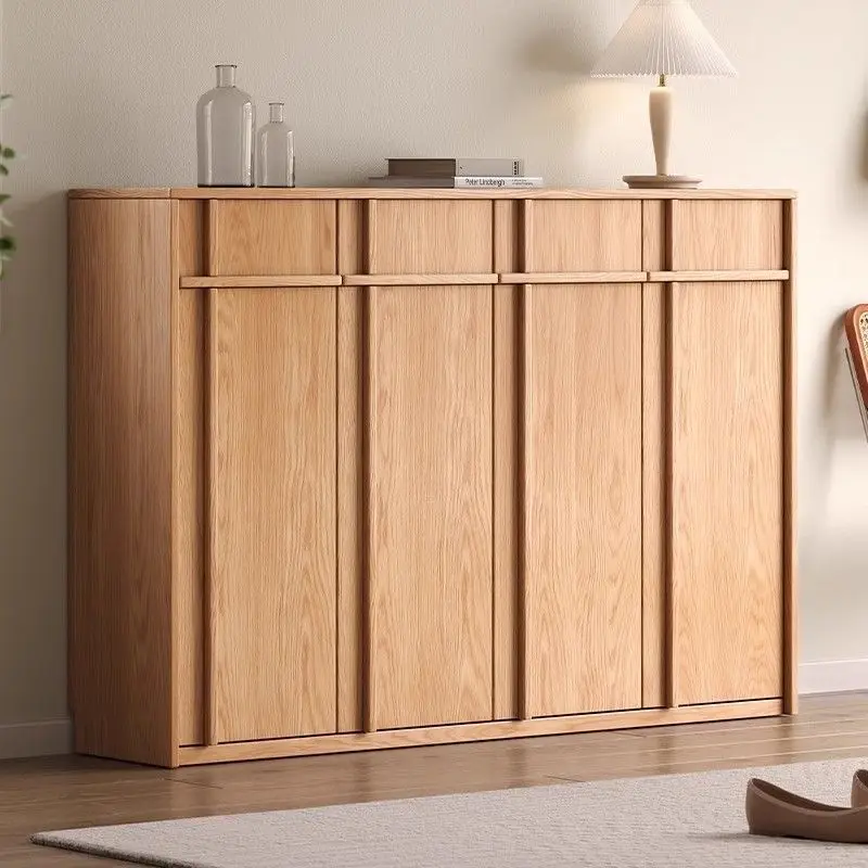 

Обувница All-Oak, вместительная многоярусная тумба для обуви, интегрированная в прихожую, мебельный гарнитур для гостиной