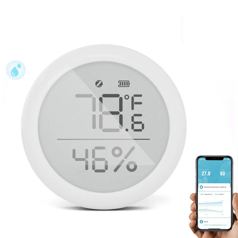 Tuya ZigBee 온도 및 습도 센서, LCD 디스플레이, 실내 습도계 온도계, 스마트 라이프 제어