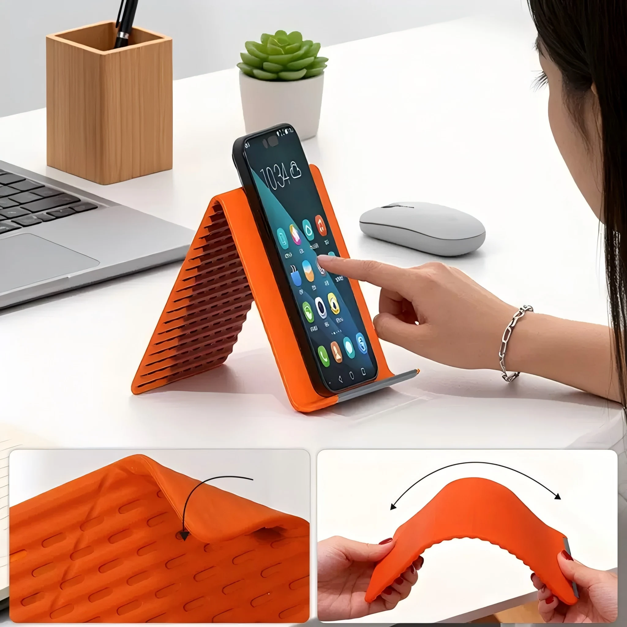 Bendable Foldable Universal Stand for Phone Tablet Laptop