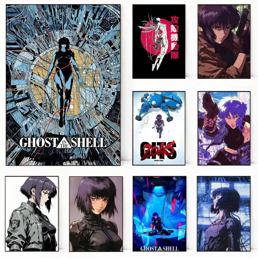 

G-Ghost In The S-Shell Poster Versatile HD Waterproof Wall Art Self-Adhesive Decor for Any Space Ideal Gift
