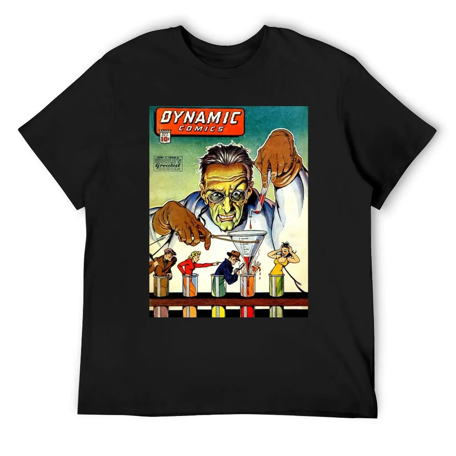 Dynamic Comics - Retro Comics - Vintage Art T-Shirt graphics shirts graphic tee tees man t shirt mens workout shirts