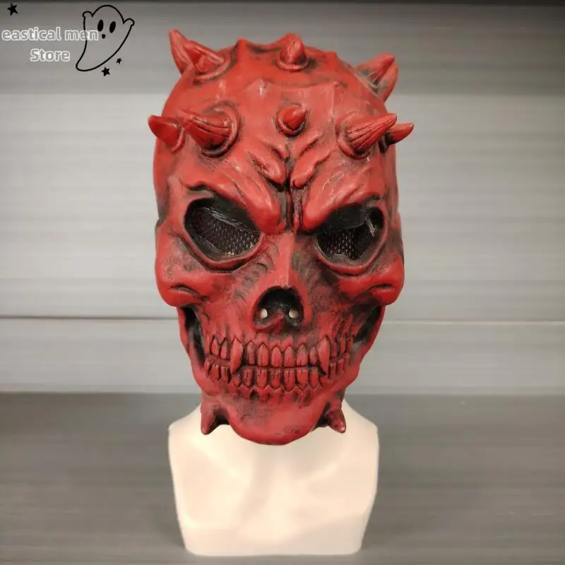 

Halloween Terror Masks 3D Printing Skull Pattern Elastic Mesh Face Mask Funny Party Cosplay Props Balaclava Breathable Headcover