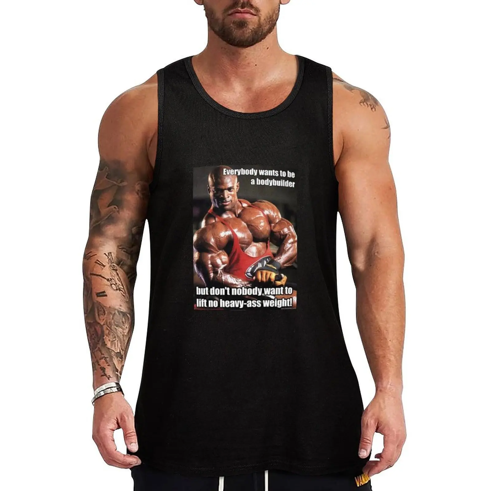 

ronnie coleman Tank Top T-shirt men Body man cool things Male clothes