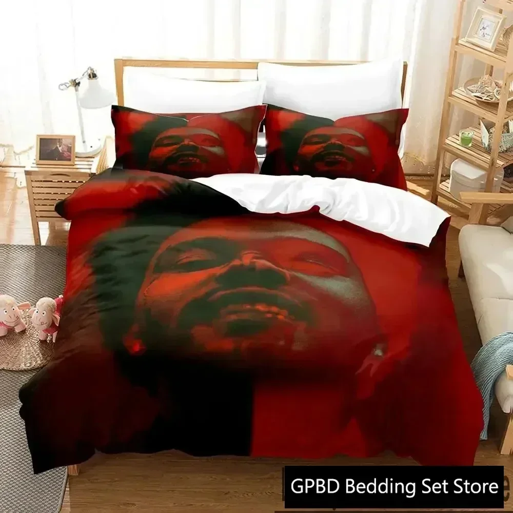 

3D Print XO The Weeknd Bedding Set For Bedroom Soft Modern Bedspreads Comefortable Kids Duvet Cover Quilt Cover And Pillowcase