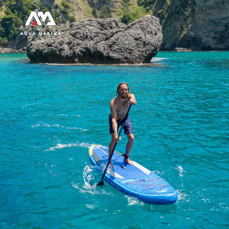 AQUA MARINA BEAST SUP Surf Board EVA Non-slip Lightweight 320cm Inflatable Board With Oars Safety Rope BT-21BEP