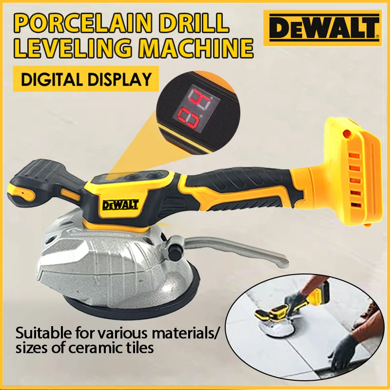 

Dewalt Tile Wibration Machine Wall Floor Automatic Leveling Tool Ceramic Tile Suction Cup Vibration Tile Tiling Without Battery