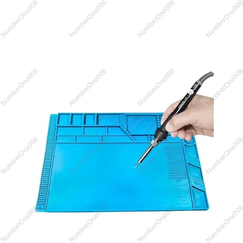 Maintenance Workbench Table Mat Multifunctional Magnetic Insulation Silicone Mat.