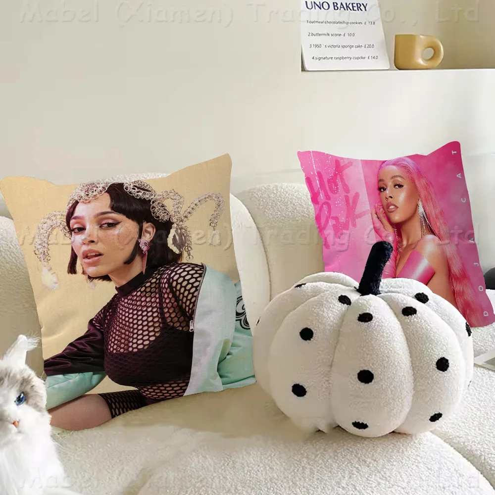 Doja Cat Pillow Gift Home Office Decoration Pillow Bedroom Sofa Car Cushion CoverPillow Case