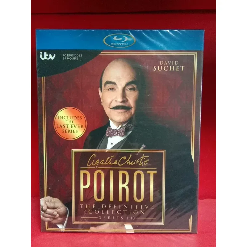 Детектив Пуаро, сезоны 1-13, Blu-ray бокс-сет, абсолютно новый и нераспечатанный.