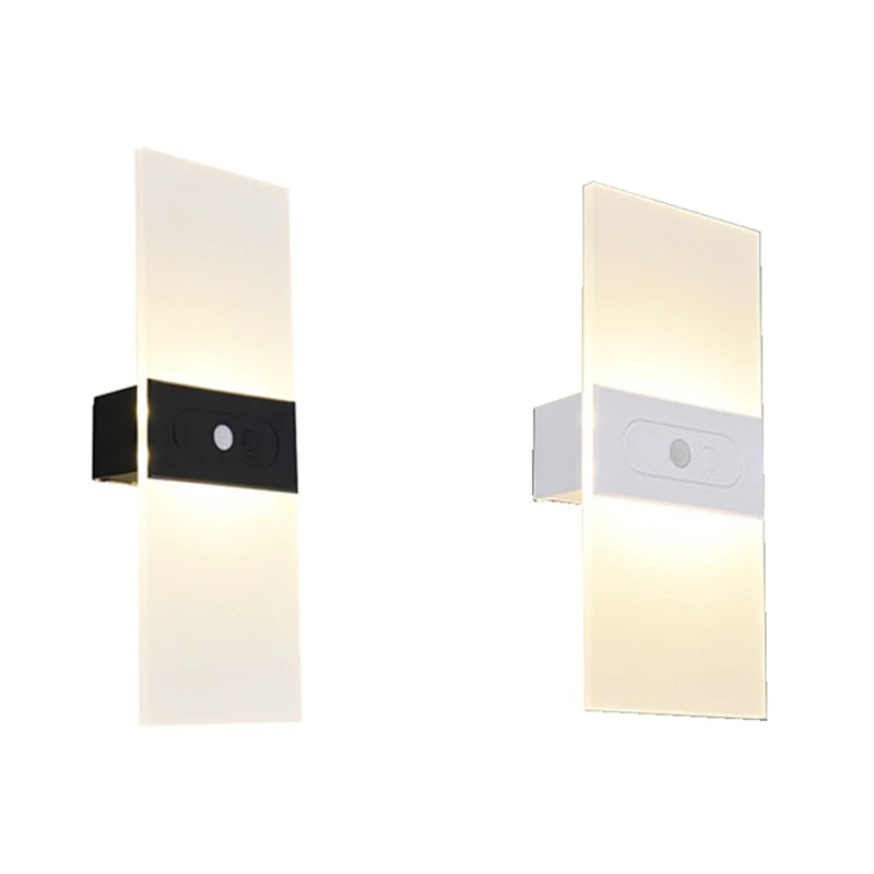 

A96K-Rechargeable Wall Lamp Drill-Free Bedside Lamp Night Light Without Wiring Master Bedroom Wall Lamp Lighting Lamp
