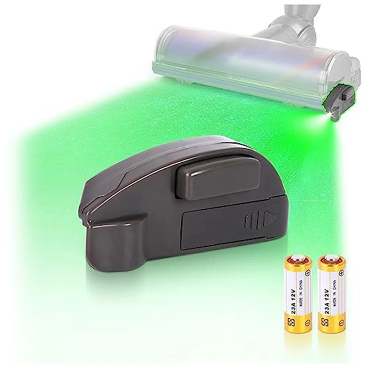 

vacuum cleaner partsDust Detector Light Vacuum LED Light Attachment, Green LED Light for Vacuum Cleaner Accessories