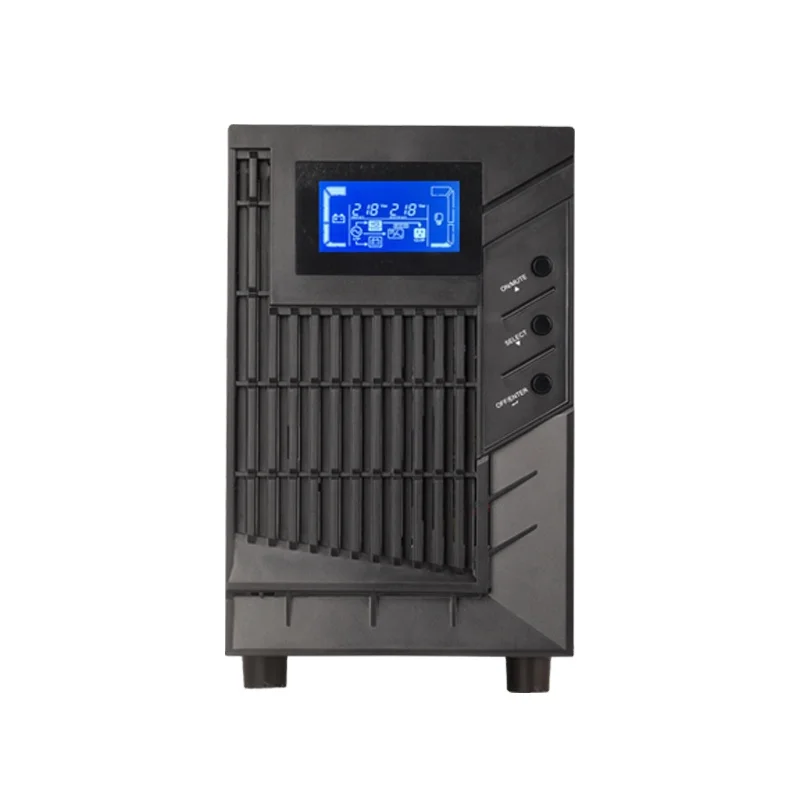 Single-Phase 10KVA UPS Backup Power System with 15 Minute Delay 40A Output Current Overvoltage Protection for Industrial Use