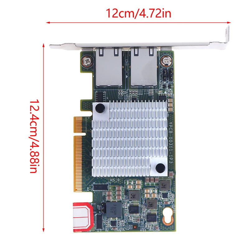 10G Double Port Server Ethernet Card X540-T2 PCIE-X8 Network Extend Adapter 2Port 10 Gigabit RJ45 Wire PC LAN Controller PCIEX16