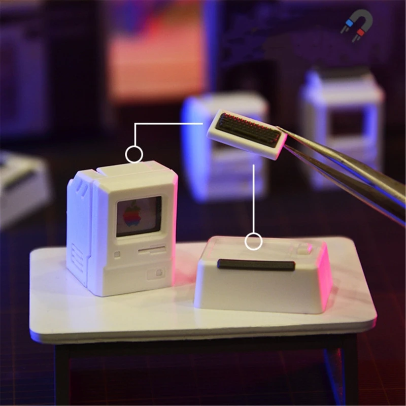 Клавиатура MAC Macintosh в стиле 80-х годов Классическая индивидуализированная клавиатура в стиле ретро для механической клавиатуры Клавиатура с подсветкой Клавиатура ESC + клавиша U