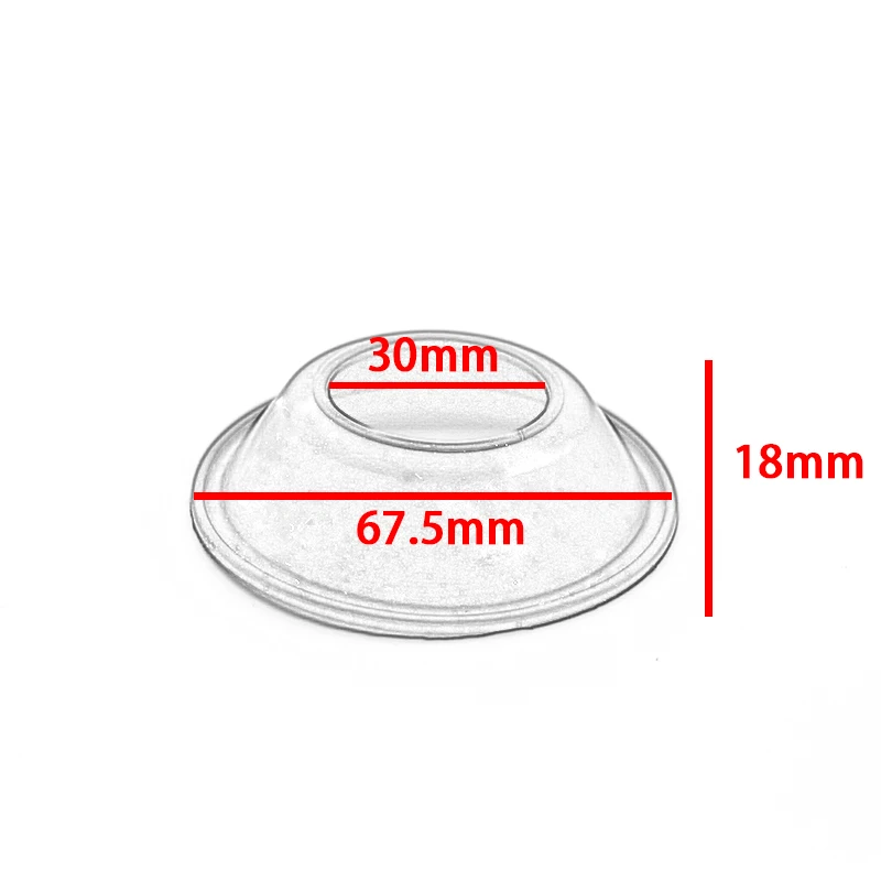 Motorcycle 4Pcs Carburetor Film Diaphragm Rubber Carburetor Vacuum Membrane For Honda VLX400 Steed400 VLX/Steed 400