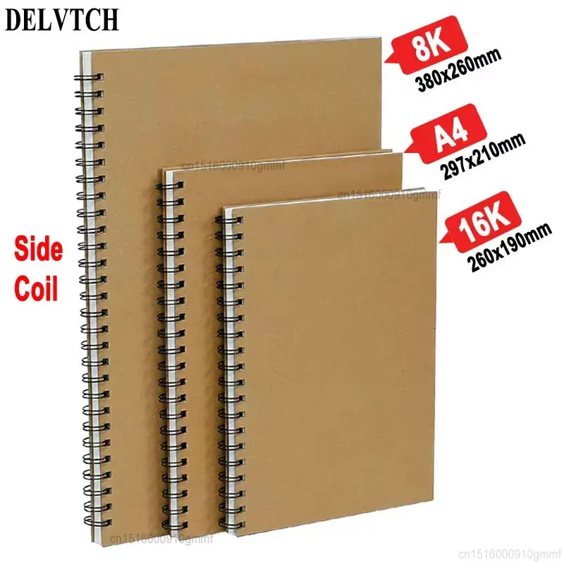 

16K A4 8K Sketchbook 30 Sheets 160g Paper Drawing Book Pad For Art Graffiti Drafting Oil Watercolor Painting Color Pencil Sketch