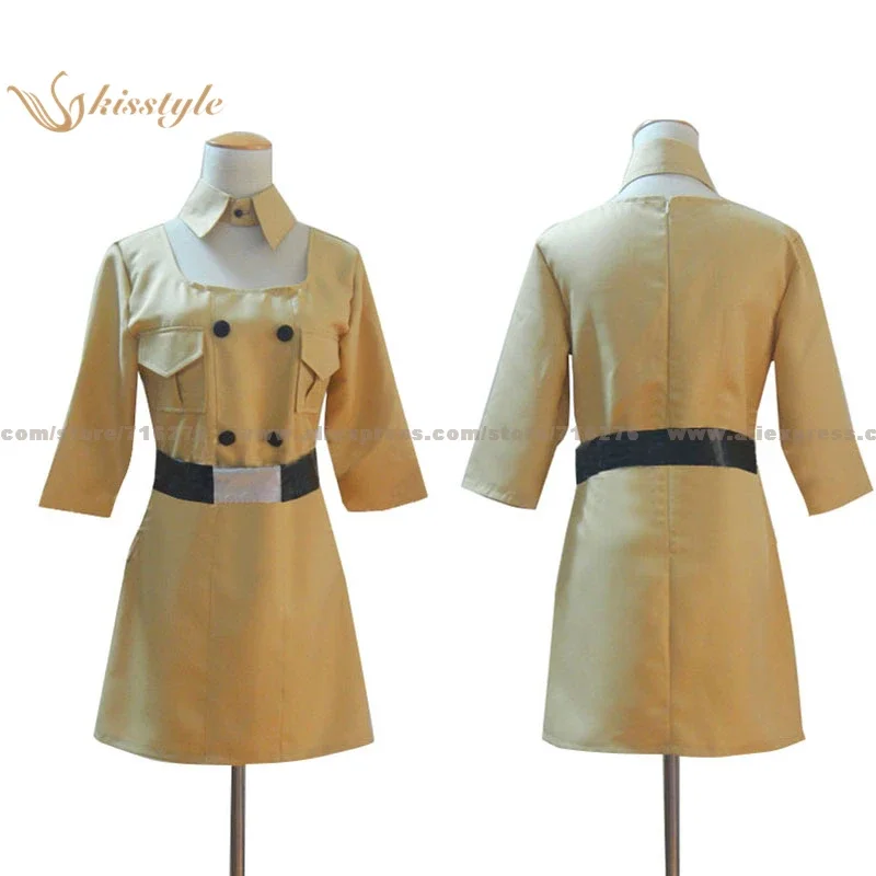 Kisstyle Fashion Hetalia: Axis Powers South Italy Romano Reversion Female Body COS Clothing Cosplay Costume,Customized Accepted