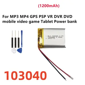 Bilashmart HOT SALE 1 10 Battery High quality polymer lithium battery pack 103040 3.7V 1200mAh powerful performance