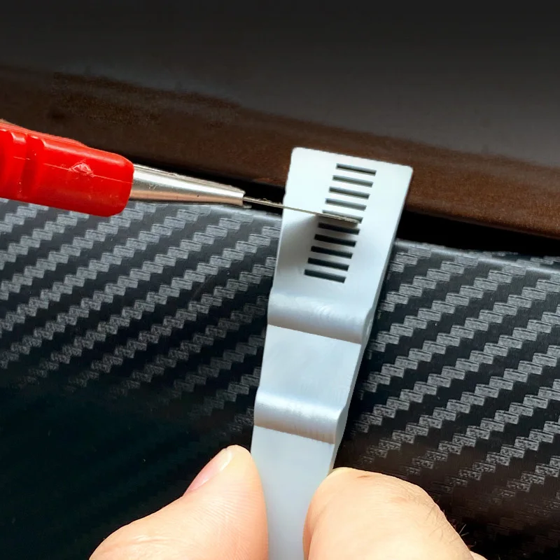 1Pc Micro Squeegee Carbon Fiber Wrapping Scraper Car Vinyl Sheet Tuck Aid Applicator Window Tint Sticker Film Install Tool