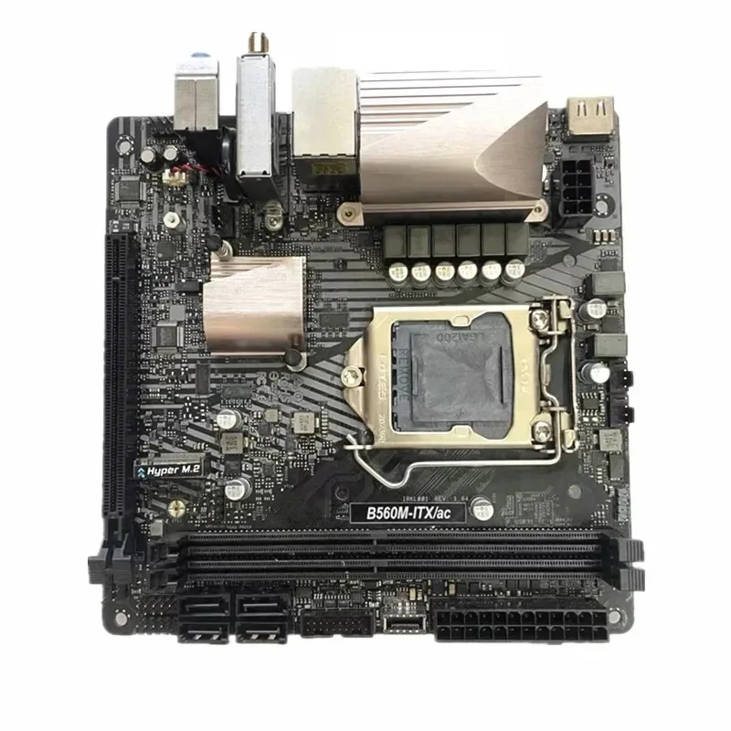 2026B560 B560M Mini-ITX Motherboard ASROCK B560M-ITX/ac LGA 1200 DDR4 64GB M.2 PCI-E 4.0 support Core i9-11900 cpu i5-10400F cpu