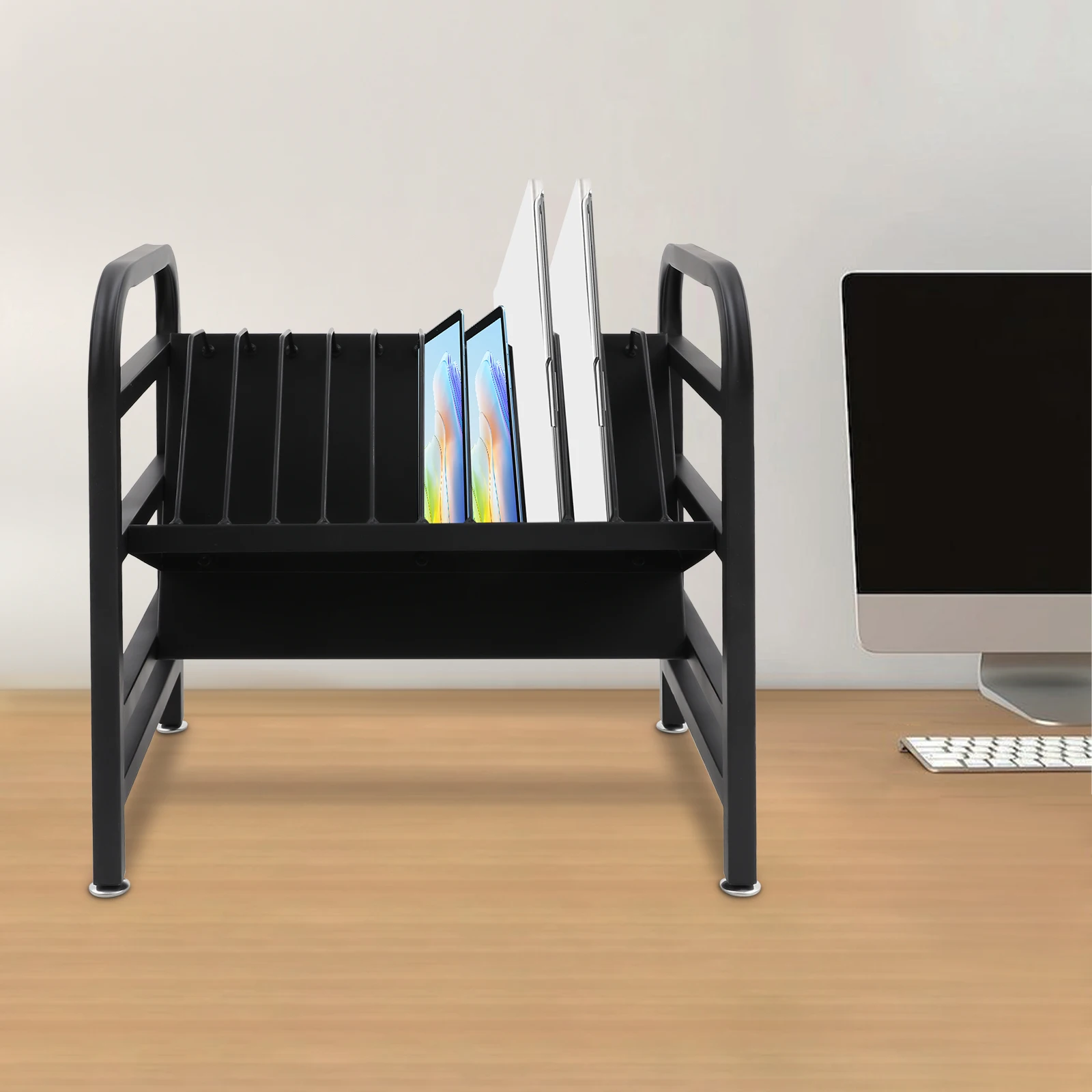 

Tablets And Laptop Computers Open Charging Station 12 Card Slot Tablet Storage Rack