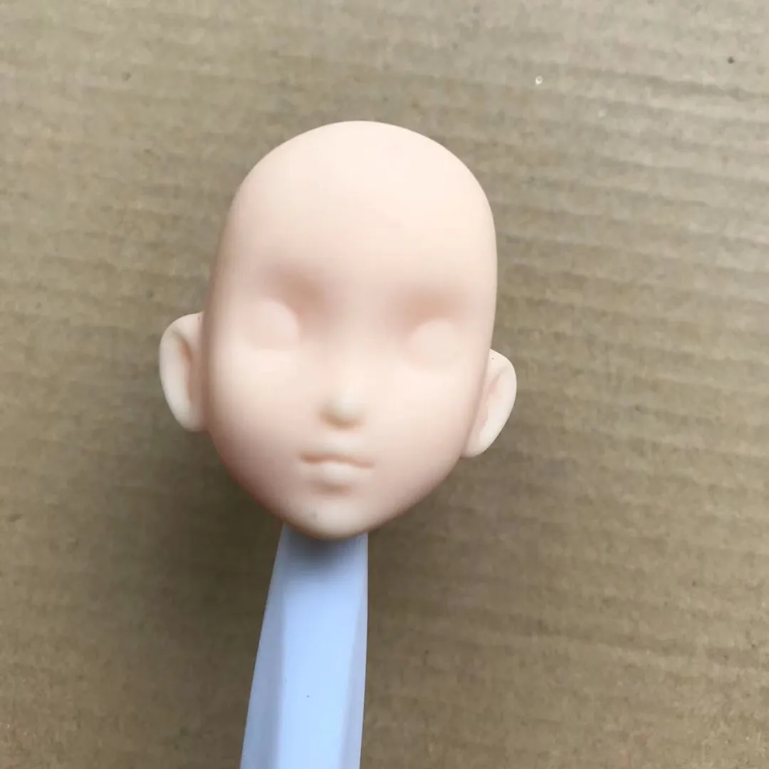 Quality FR IT Doll Bald Heads Original Bald Heads DIY Painting Doll Parts Collection Doll Toy White Black Lady Man Doll Toy